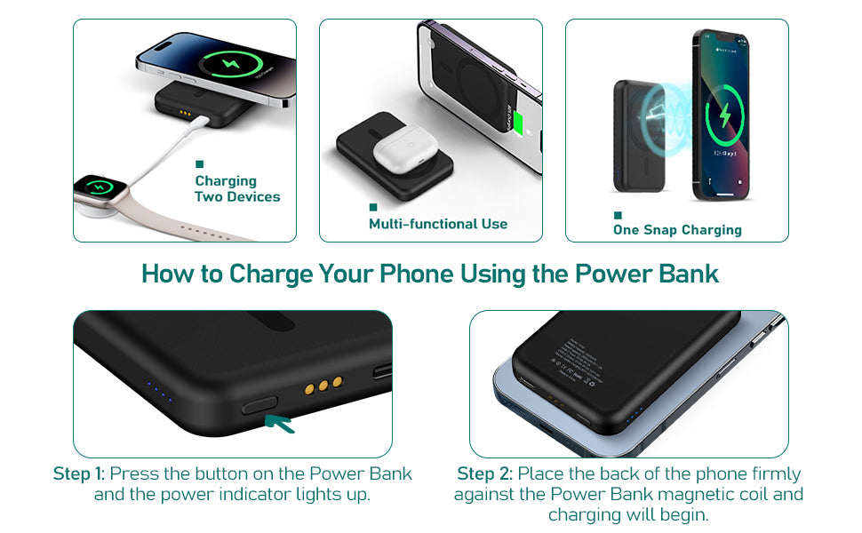 3-in-1 Portable Magnetic Charging Station
