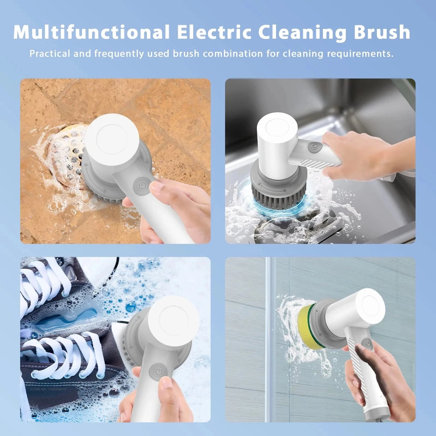 5-in-1 Electric Magic Cleaning Brush