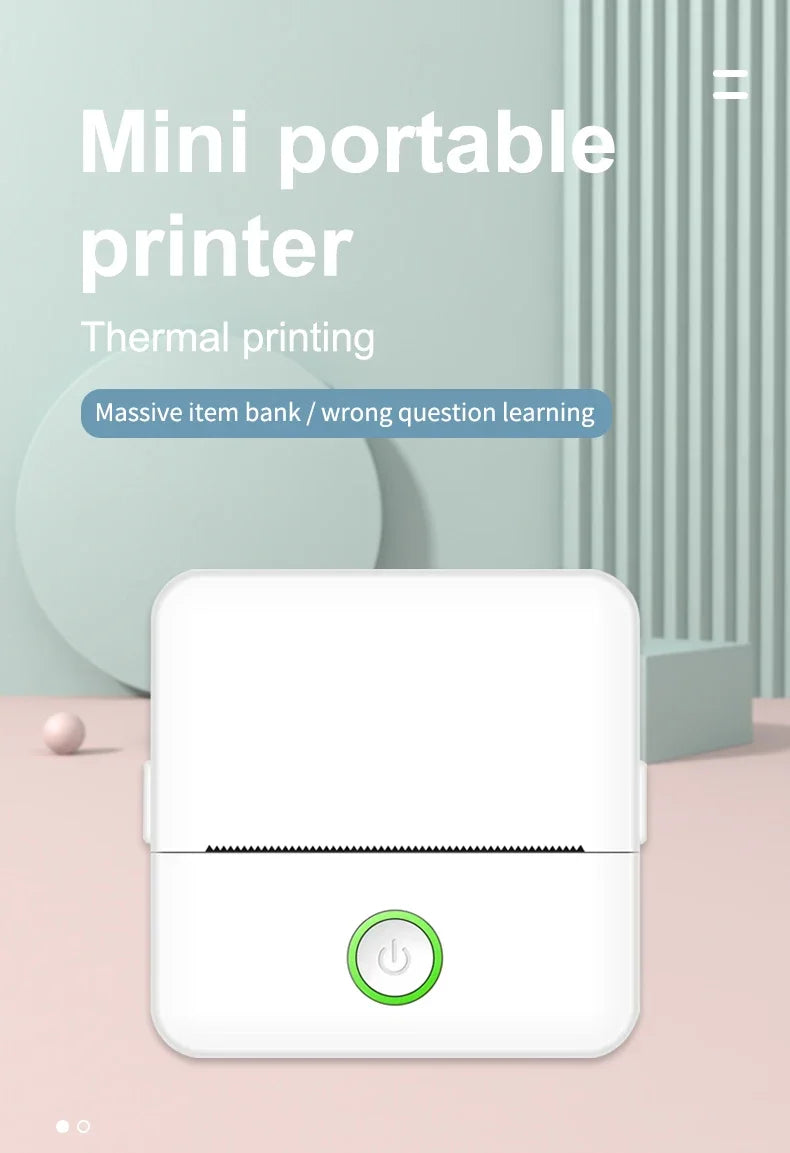 Mini Portable Bluetooth Thermal Printer