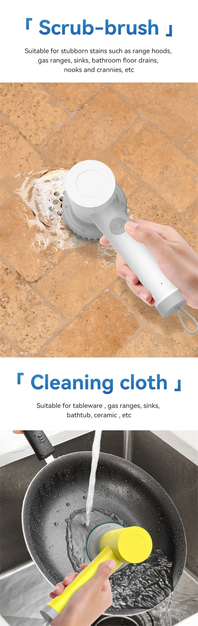 5-in-1 Electric Magic Cleaning Brush