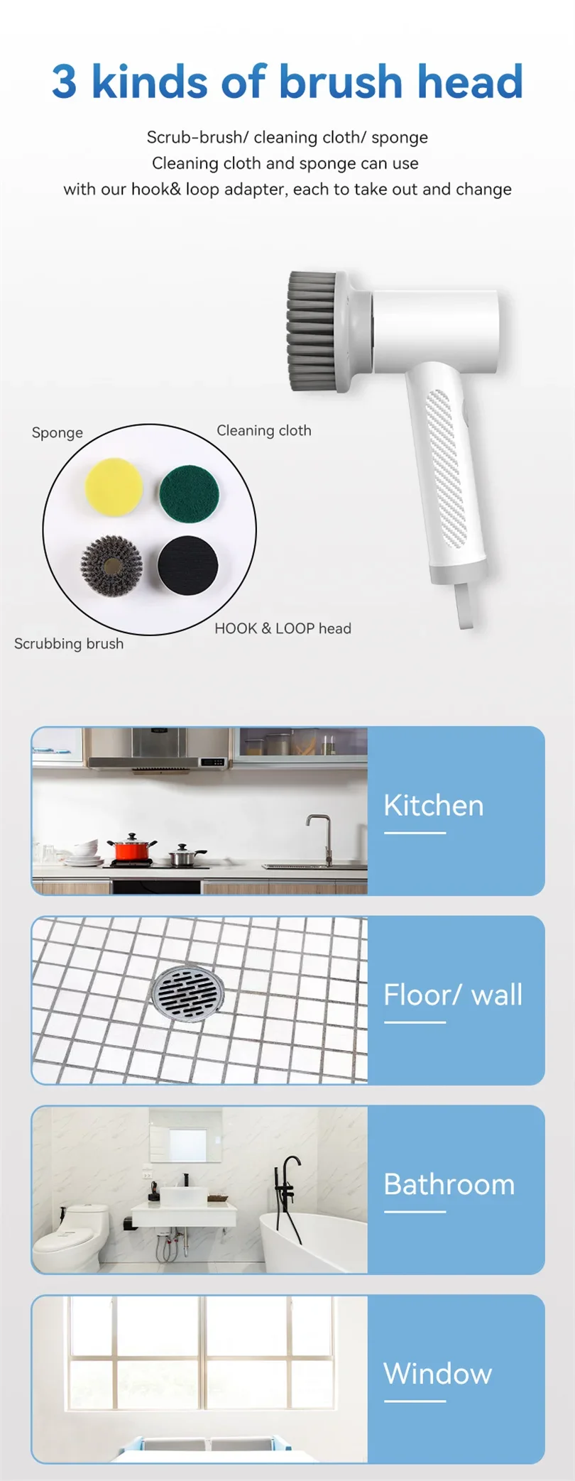 5-in-1 Electric Magic Cleaning Brush