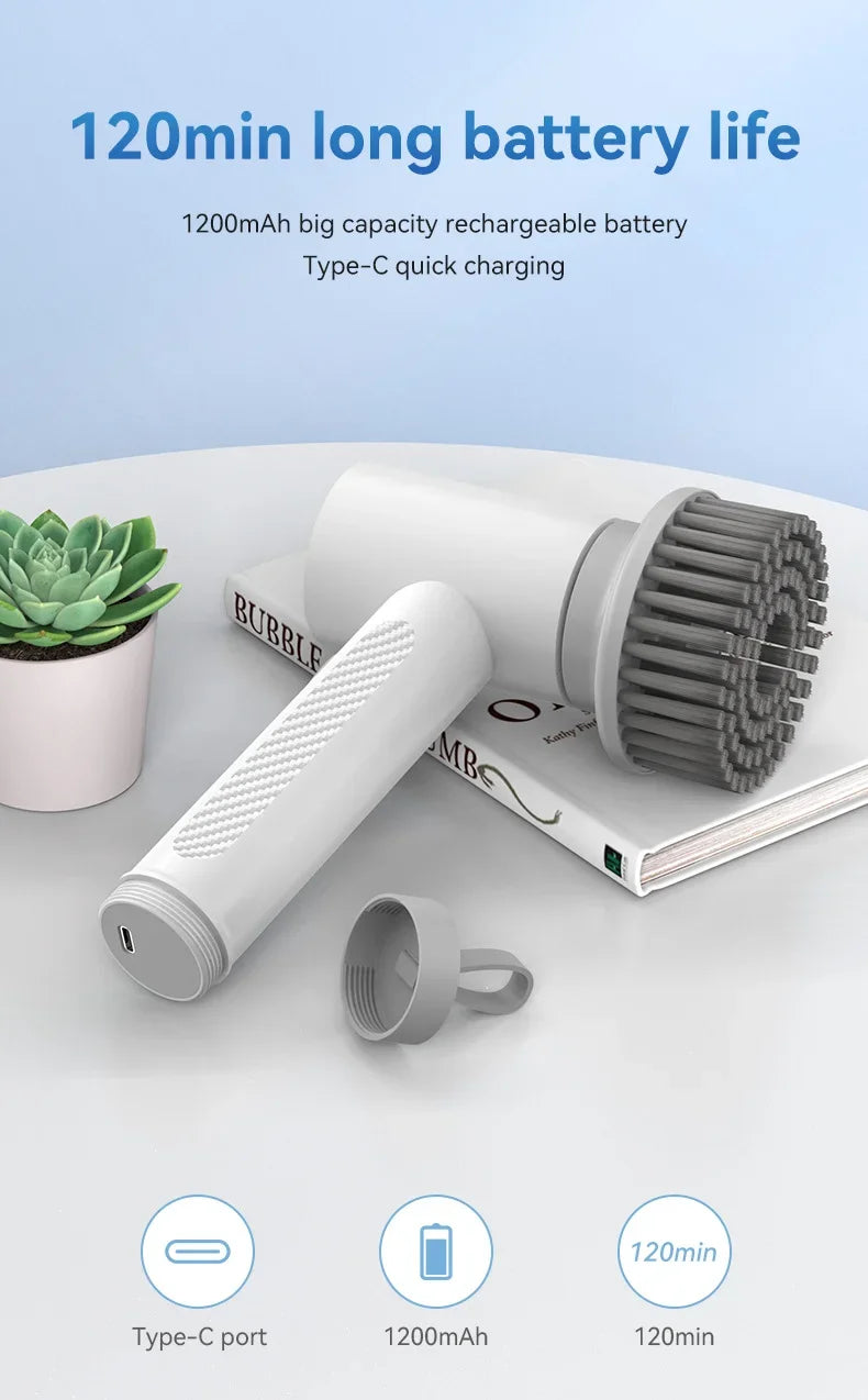 5-in-1 Electric Magic Cleaning Brush