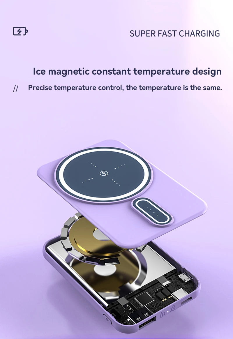 Magnetic Wireless Charging Power Bank