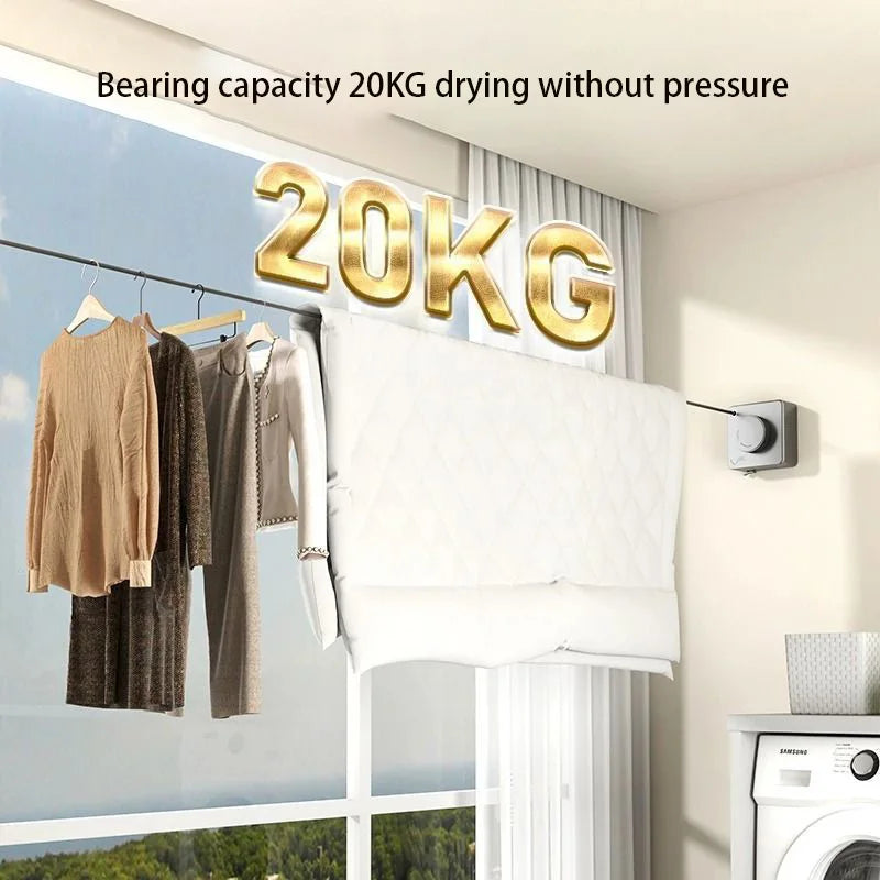 Stainless Steel Retractable Invisible Clotheslines