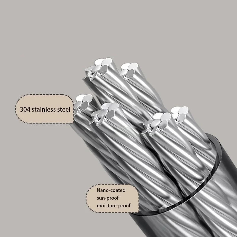 Stainless Steel Retractable Invisible Clotheslines