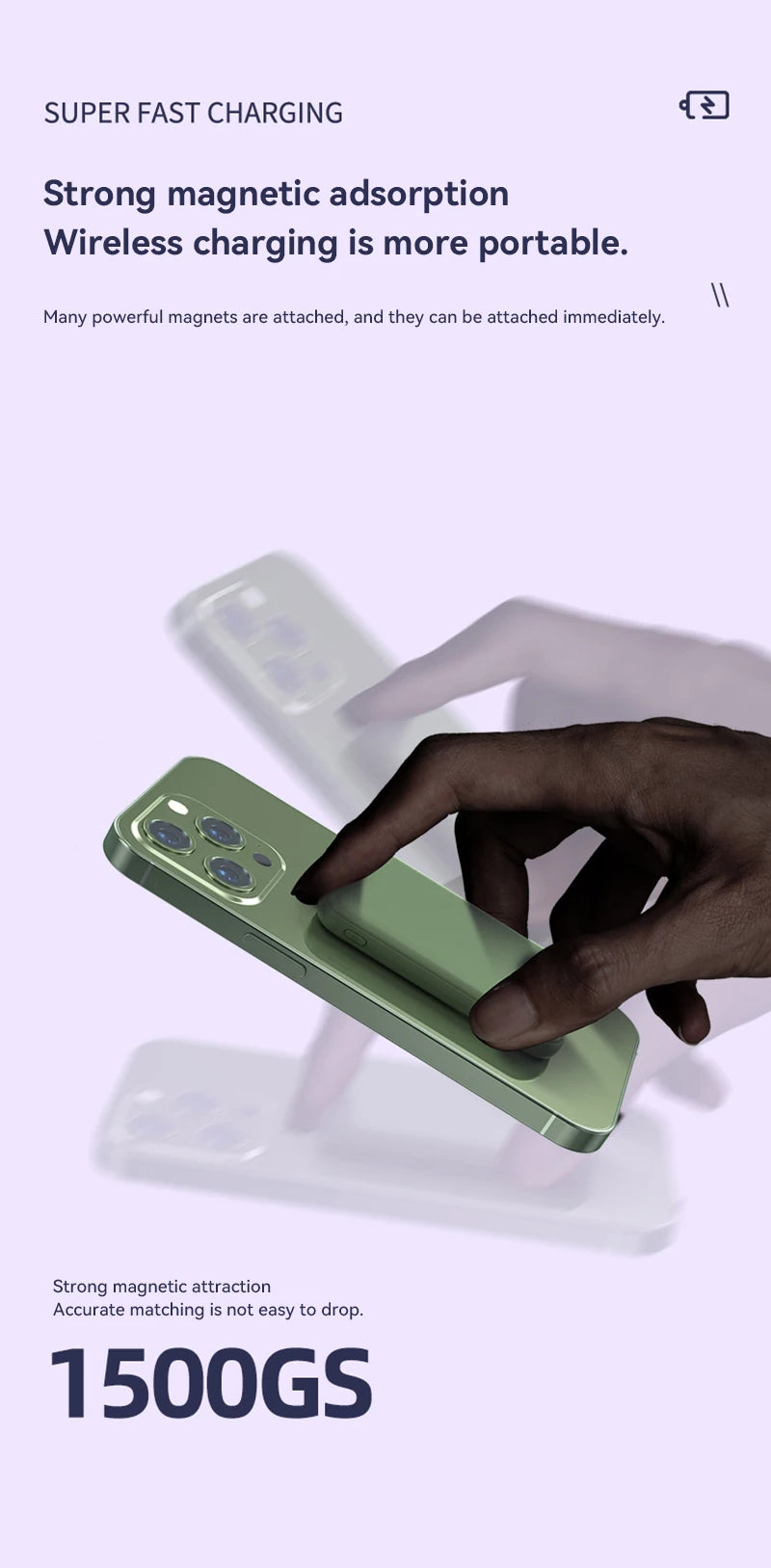 Magnetic Wireless Charging Power Bank