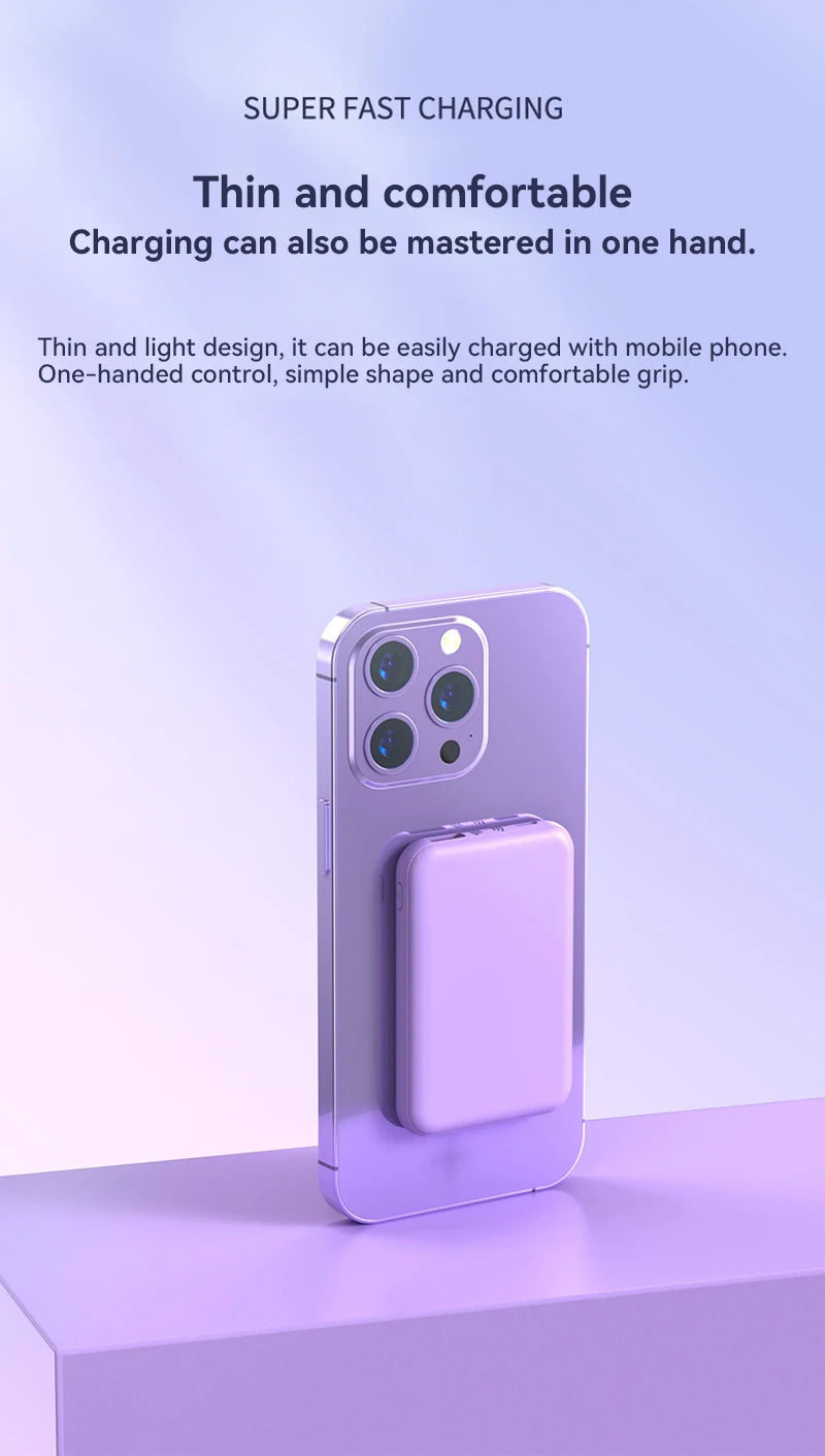 Magnetic Wireless Charging Power Bank
