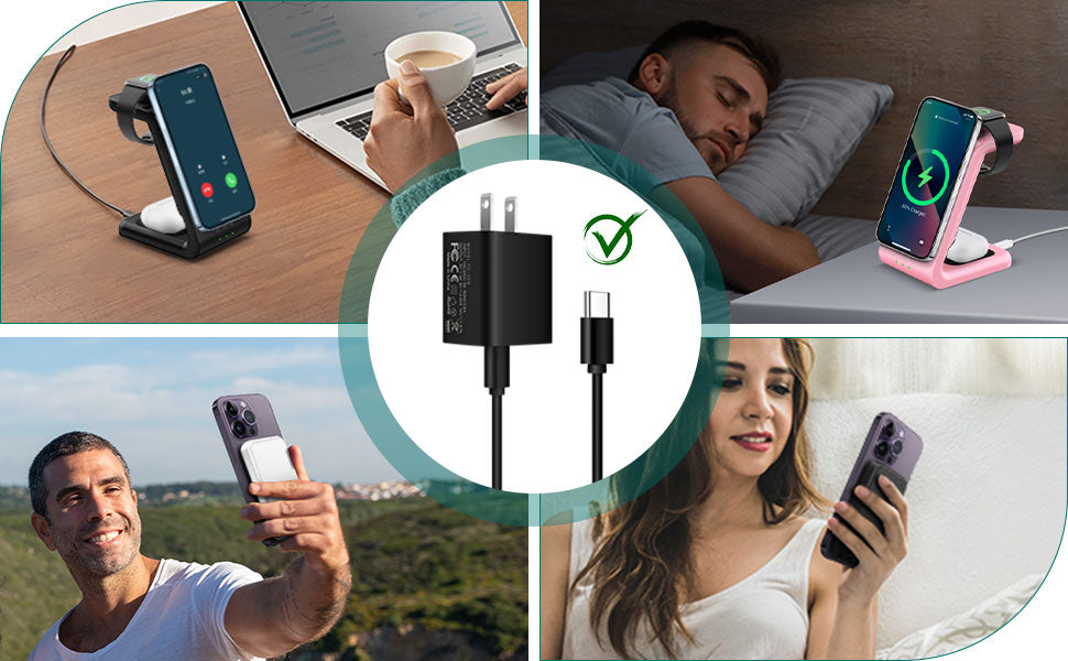 3-in-1 Portable Magnetic Charging Station