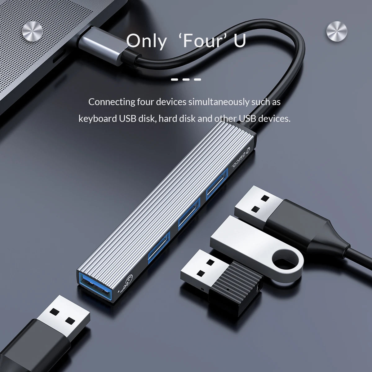 Ultra-Slim Card Reader PD Computer Hub