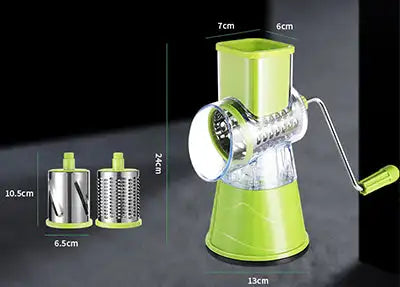 3-in-1 Manual Vegetable Slicer & Grater