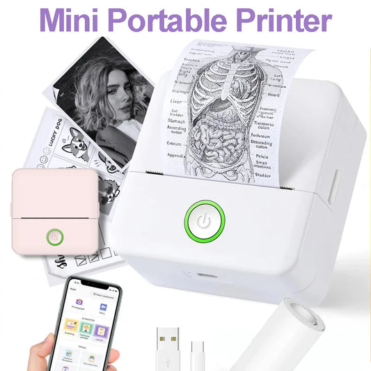 Mini Portable Bluetooth Thermal Printer