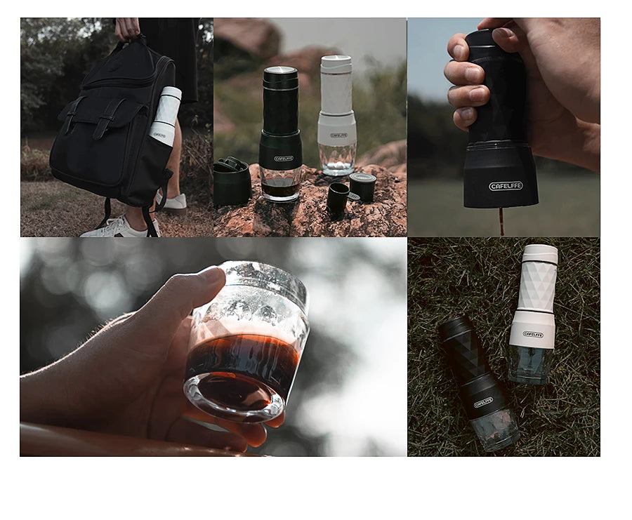 3-I-1 Portable Manual Espresso Coffee Maker