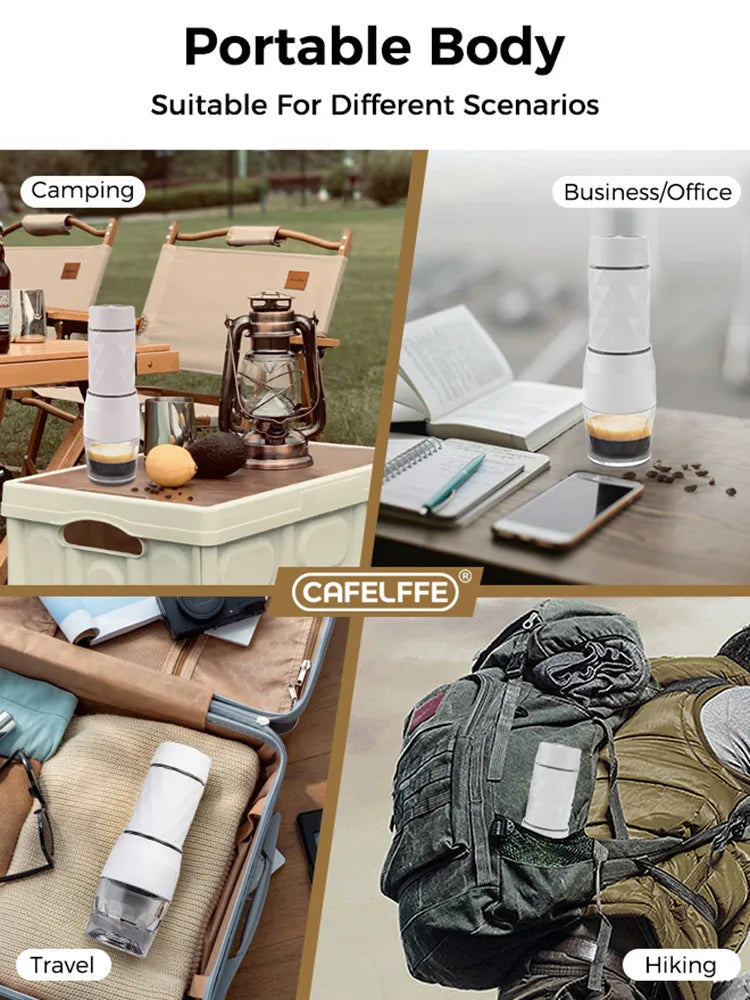 3-I-1 Portable Manual Espresso Coffee Maker